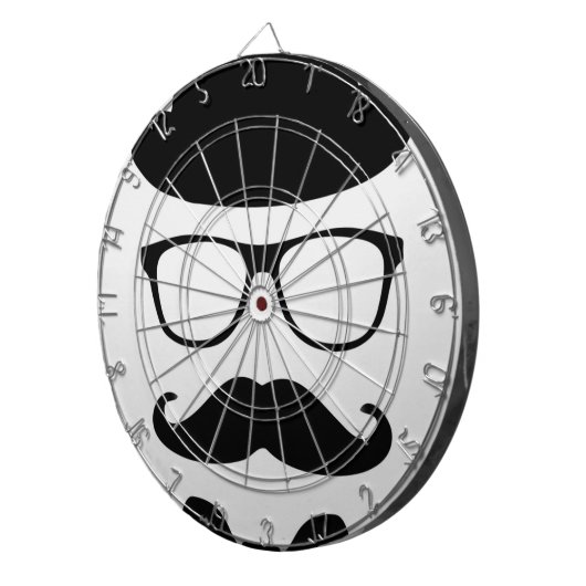 Original-Hipster Dartscheibe (Vorderseite rechts)