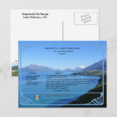 Original Hirtenkuchen Rezept Postkarte (Vorne/Hinten)