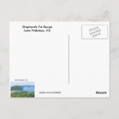 Original Hirtenkuchen Rezept Postkarte (Rückseite)