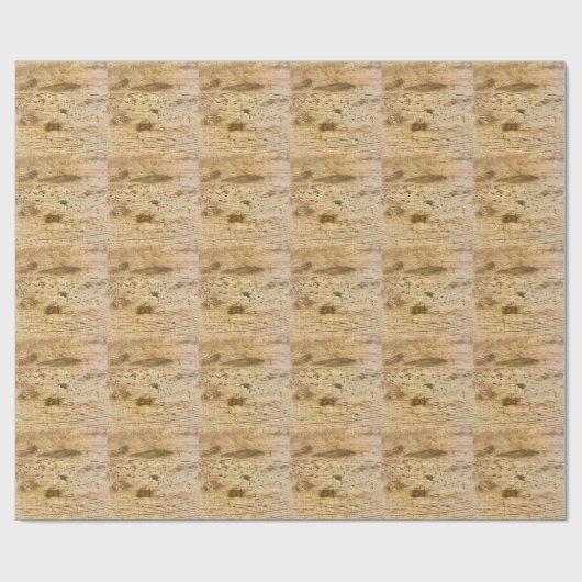 Original Holzoptik Geschenkpapier (Flach)