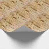 Original Holzoptik Geschenkpapier (Ecke)