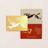 Original Horse Painting Lunar 2026 Luxury FGC Folienkarte (Anzeige)