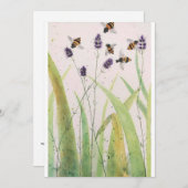 Original Hummelfarbe auf leerer Postkarte (Vorne/Hinten)