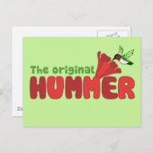 Original Hummer Postkarte (Vorne/Hinten)