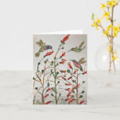 Original Hummingbird Art & Co. Karte (Gelbe Blume)