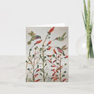 Original Hummingbird Art & Co. Karte