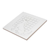 Original-Hund Zeichnend Chinesischer Hund Jahr 201 Fliese (Seite)