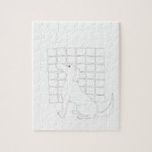 Original Hund Zeichnend Chinesischer Hund Jahr 201 Puzzle (Vertikal)