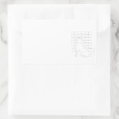 Original Hund Zeichnend Chinesischer Hund Jahr 201 Rechteckiger Aufkleber (Tasche)