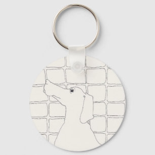 Original Hund Zeichnend Chinesischer Hund Jahr 201 Schlüsselanhänger