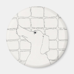 Original Hund Zeichnend chinesischer Hundejahr 201 Magnet