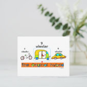 Original Hybrid Postkarte (Stehend Vorderseite)