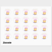 Original Illustration Cupcake Aufkleber (Blatt)