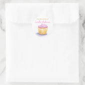 Original Illustration Cupcake Aufkleber (Tasche)