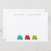 Original Illustrationsrüstkarten Mitteilungskarte (Vorne/Hinten)