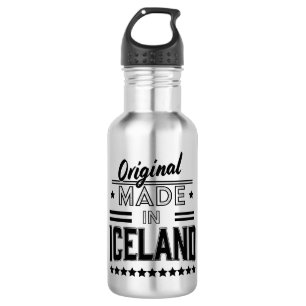 Original in Island hergestellt Edelstahlflasche