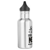Original in Mexiko hergestellt Edelstahlflasche (Links)