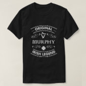 Original Irish Legend Murphy Irish Familienname T-Shirt (Design vorne)