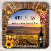 Original Italienisch Art Wine Untersetzer