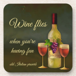 Original Italienische Wine Untersetzer