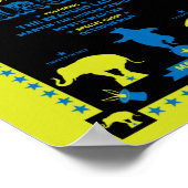 Original Jahrgänge Inspiriert Circus Art Poster (Ecke)