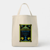 Original Jahrgänge Inspiriert Circus Art Tragetasche (Rückseite)