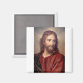Original Jesus Portrait Magnet (Vorderseite/Rückseite)