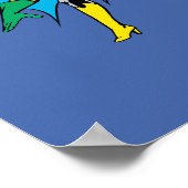 Original Justice League - Peace, Liebe, Gleichheit Poster (Ecke)