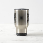 Original keltischer Knoten Silver Black Reisebecher (Mittel)