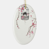 Original Kirschblütenkunst Keramikornament (Rechts)