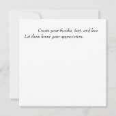 Original Kitten Dankeschön Karte, AI erstellt (Rückseite)