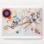 Original Komposition VIII von Wassily Kandinsky Mousepad (Vorne)