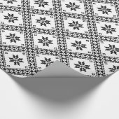 Original Kreuzstich-Design nahtlos Muster Geschenkpapier (Ecke)