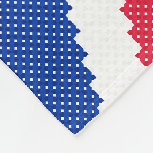 Original Kreuzstich-Designbuchse Fleecedecke (Ecke)