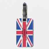 Original Kreuzstich-Designbuchse Gepäckanhänger (Rückseite vertikal)