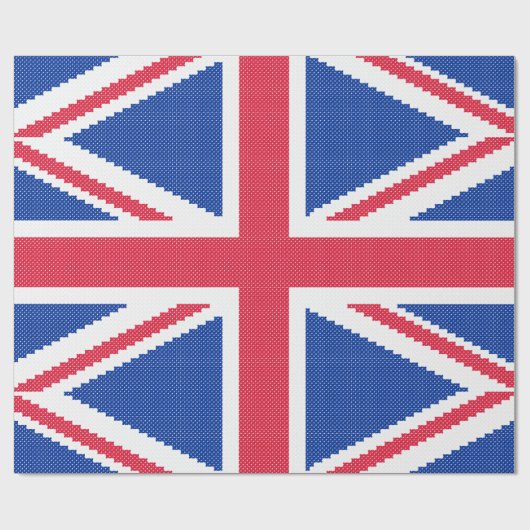 Original Kreuzstich-Designbuchse Geschenkpapier (Flach)