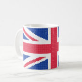 Original Kreuzstich-Designbuchse Kaffeetasse (Vorderseite Links)
