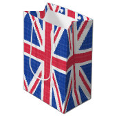 Original Kreuzstich-Designbuchse Mittlere Geschenktüte (Vorderseite Schrägansicht)