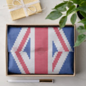 Original Kreuzstich-Designbuchse Seidenpapier (Geschenk)