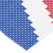 Original Kreuzstich-Designbuchse Tischdecke (Schrägansicht)