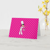 Original Kulinarische Koch Grußkarte Personalisier Karte (Gelbe Blume)