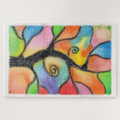 Original Kunst - Baum des Lebens von Maria Tzamtzi Puzzle (Horizontal)