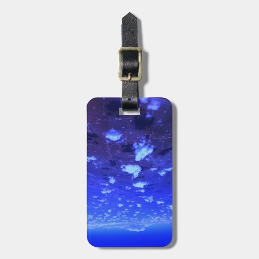 Original Kunst: "Der höhere Schafswander" Gepäckanhänger (Vorderseite vertikal)