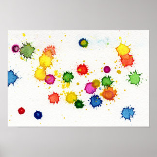 Original Kunst - Die Regenbogenhaut von Maria Tzam Poster