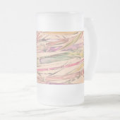 Original Kunst Digitale Wasserfarbe Bambus Mattier Mattglas Bierglas (VorderseiteRechts)