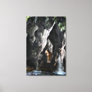 Original Kunst: "El Puente de Dios es una mujer" Leinwanddruck