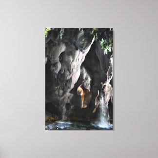 Original Kunst: "El Puente de Dios es una mujer" Leinwanddruck