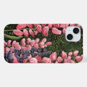 Original Kunst Wildblumen iPhone Hülle (Rückseite (Horizontal))