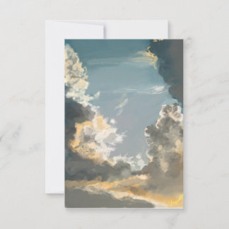 Original Kunstkarte - Inspirationskarten von Shell Dankeskarte