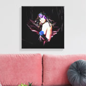 Original Kunstwerk #2 Leinwanddruck (Insitu (Wohnzimmer))